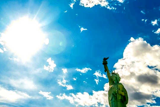 The Pledge of Attention: A Visit to Lady Liberty